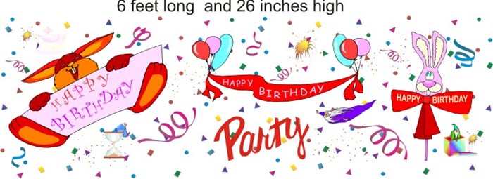 Personalised Paper Birthday Banners