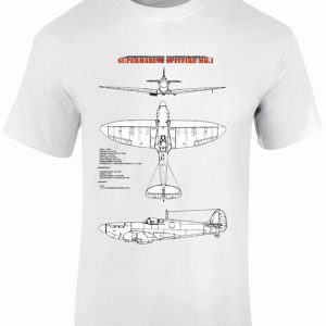 Aircraft Blue Print T-Shirts