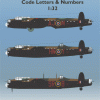 ED-32123 Avro Lancaster 48x24x6 Code Letters and Numbers