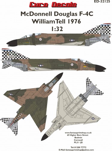 ED-32125 McDonnell Douglas F-4C Phantom William Tell 1976