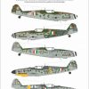 EuroDecals Bf 109G ANR Messerschmitt Bf109G’s of the Aeronautica Nazionale Repubblicana