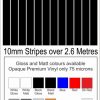 Coloured Stripes 10mm
