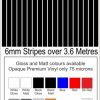 Coloured Stripes 6mm