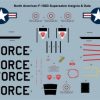 North American F-100D Supersabre Collection Pt1 Decals transfers
