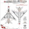 ED48-132 North American F-100D Supersabre Collection Pt1 Decals transfers