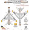 ED48-134 North American F-100D Supersabre Collection Pt4 Decals transfers