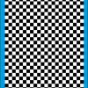 Fantasy Printshop A5 A4 chequered 8MM squares on white background vinyl stickers FPRC708