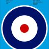 FPRC02-W RAF Type A roundels 175mm with white outline