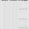 Fantasy Printshop black 0.25mm pin stripes FP525 decals transfers