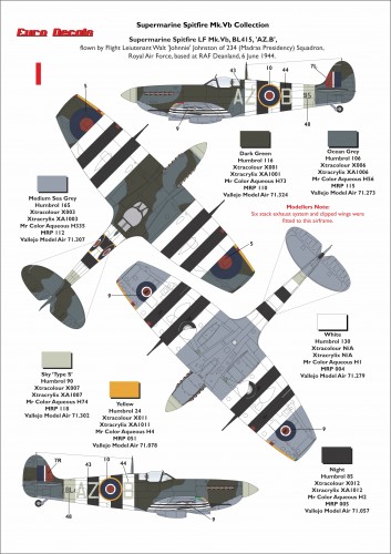 ED35001 Supermarine Spitfire Mk.Vb Border models page 1 1/35