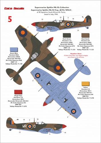 ED35001 Supermarine Spitfire Mk.Vb Border models page 5 1/35