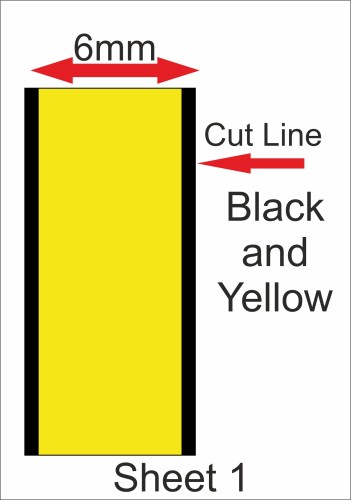 Fantasy printshop Slot Car Scalextric Stickers Decals racing stripes