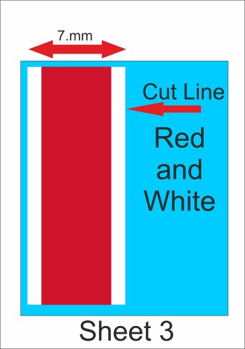 Fantasy printshop Slot Car Scalextric Stickers Decals racing stripes