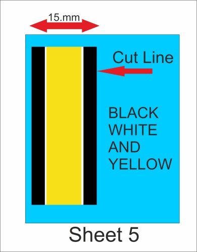 Fantasy printshop Slot Car Scalextric Stickers Decals racing stripes