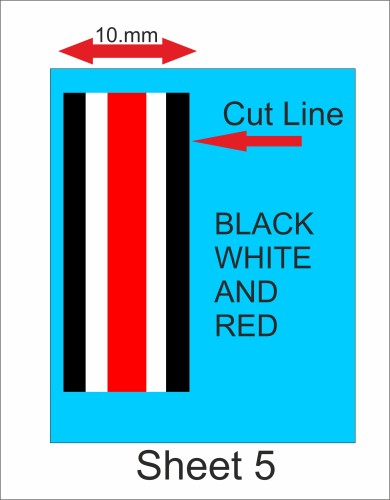 Fantasy printshop Slot Car Scalextric Stickers Decals racing stripes