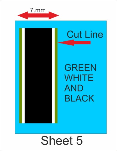 Fantasy printshop Slot Car Scalextric Stickers Decals racing stripes