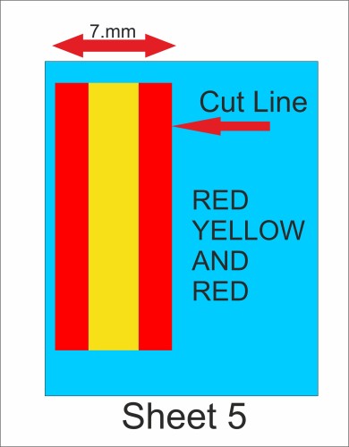 Fantasy printshop Slot Car Scalextric Stickers Decals racing stripes