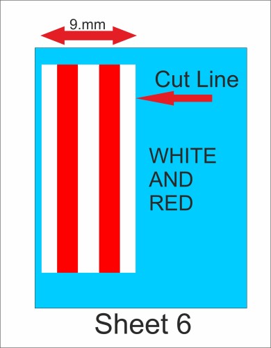 Fantasy printshop Slot Car Scalextric Stickers Decals racing stripes
