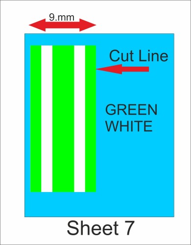 Fantasy printshop Slot Car Scalextric Stickers Decals racing stripes