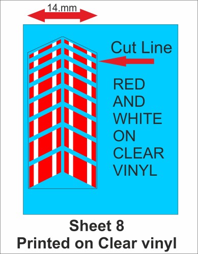 Fantasy printshop Slot Car Scalextric Stickers Decals racing stripes