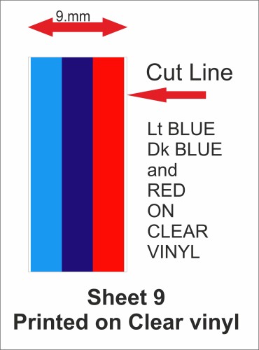 Fantasy printshop Slot Car Scalextric Stickers Decals racing stripes