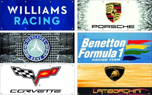 Fantasy printshop Slot Car Scalextric Stickers Decals banners pre cut