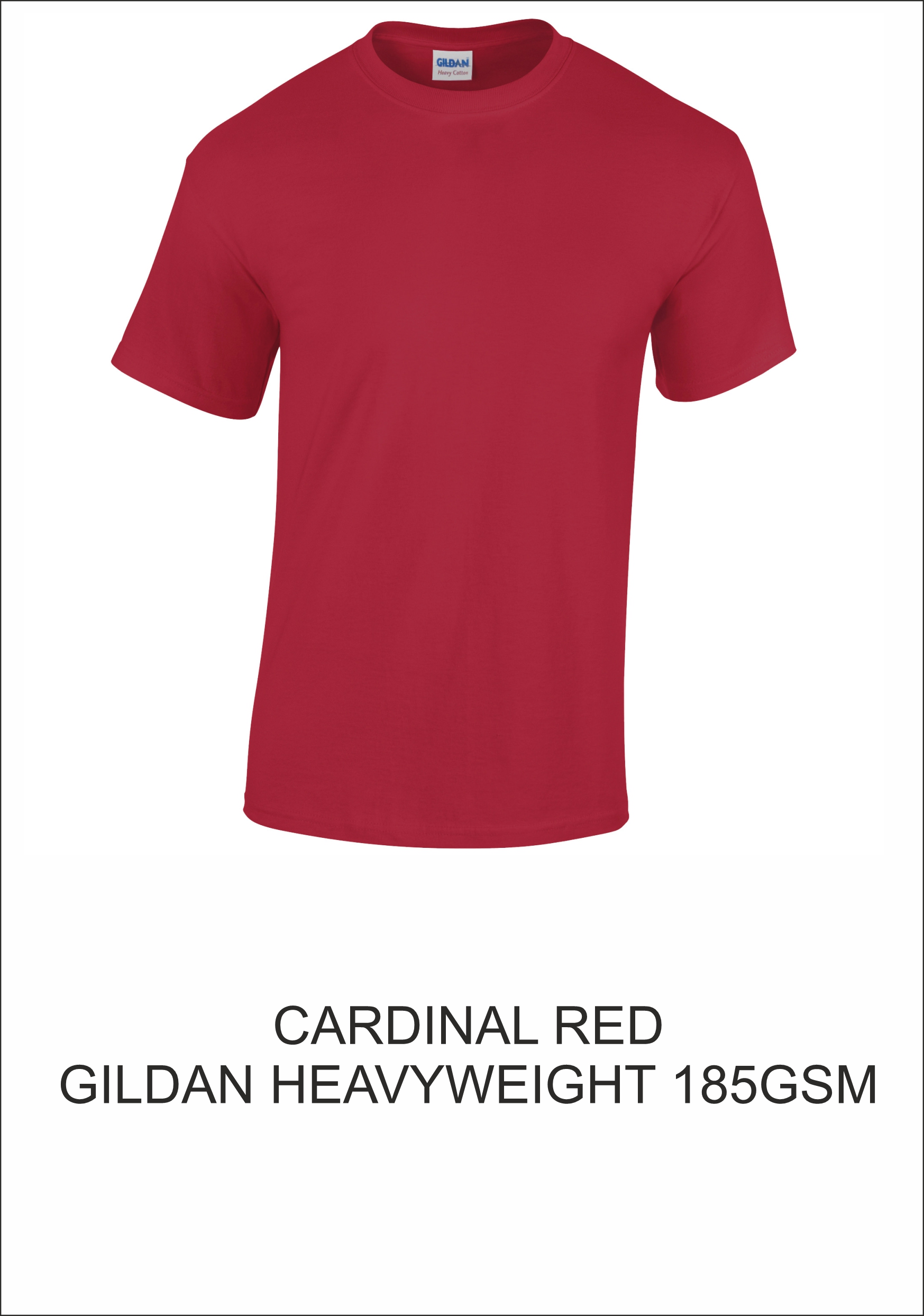 cardinal red GILDAN T-SHIRT 185GSM for t-shirt printing cardinal red GILDAN T-SHIRT 185GSM for t-shirt printing