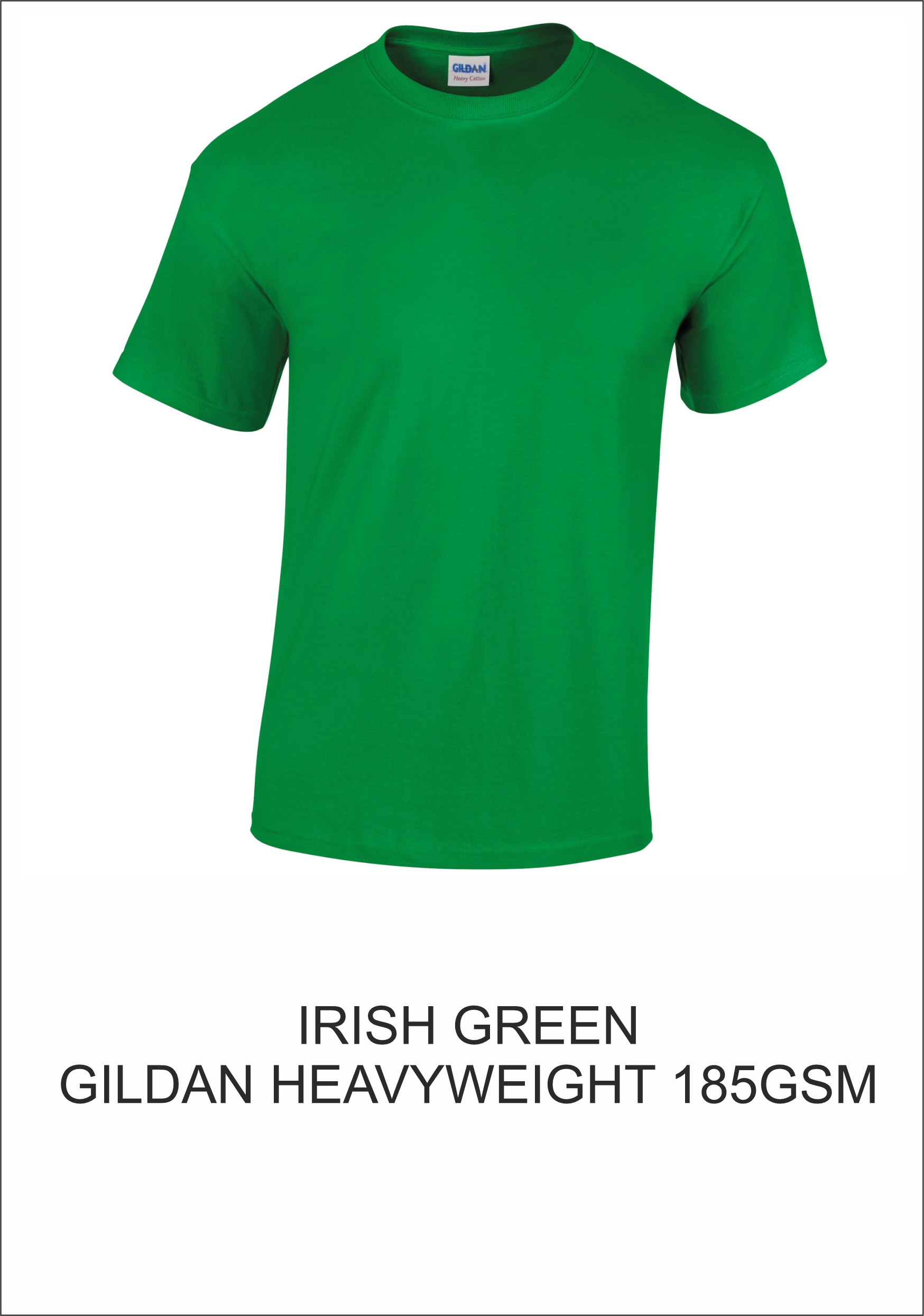 irish green
GILDAN T-SHIRT 185GSM for t-shirt printing irish green GILDAN T-SHIRT 185GSM for t-shirt