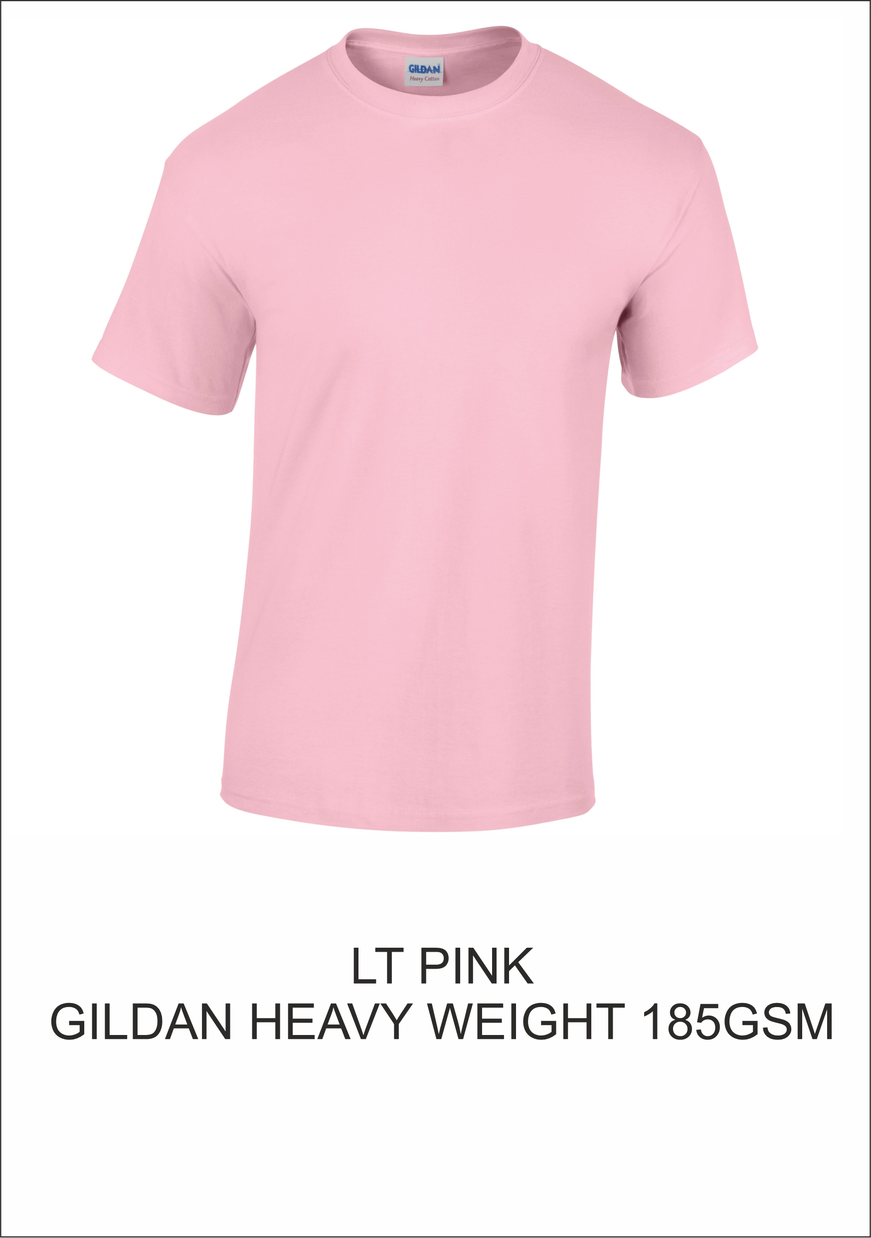 light pink
GILDAN T-SHIRT 185GSM for t-shirt light pink GILDAN T-SHIRT 185GSM for t-shirt