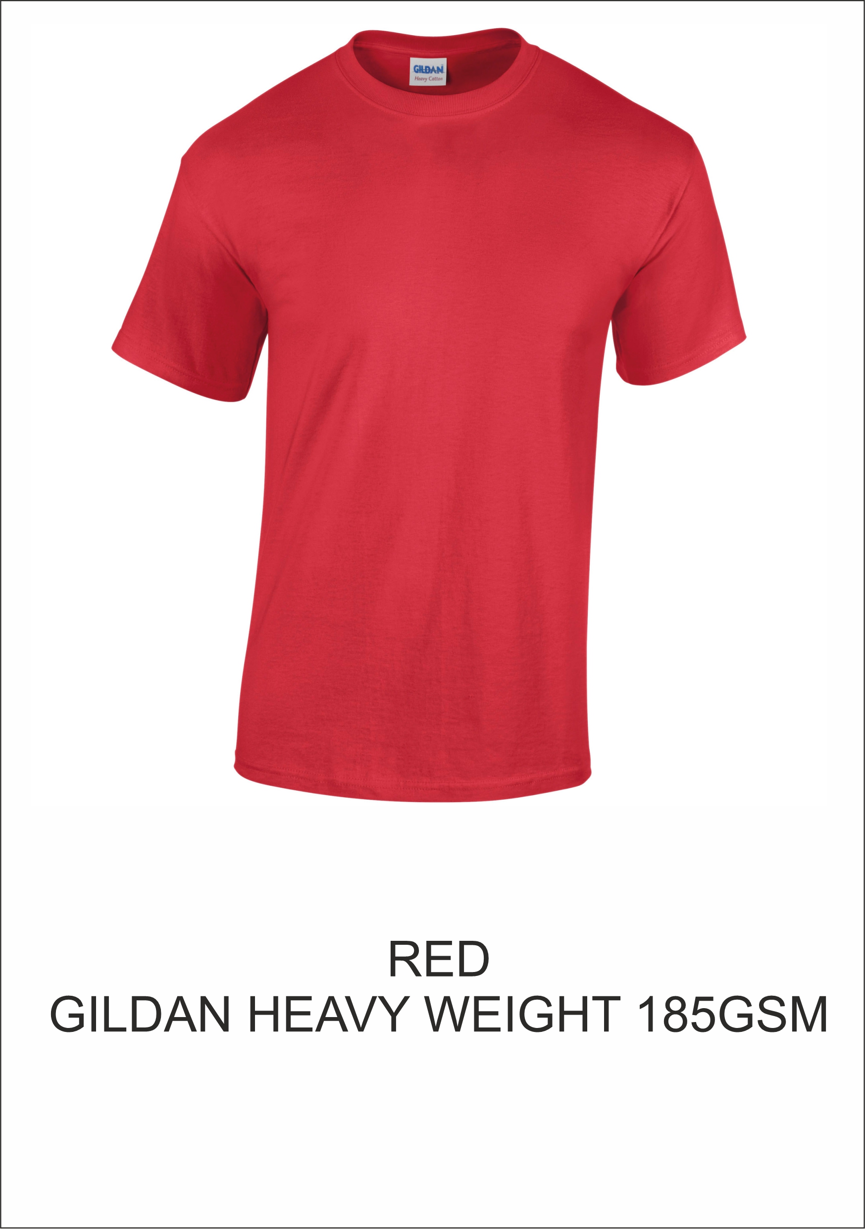 red
GILDAN T-SHIRT 185GSM for t-shirt red GILDAN T-SHIRT 185GSM for t-shirt