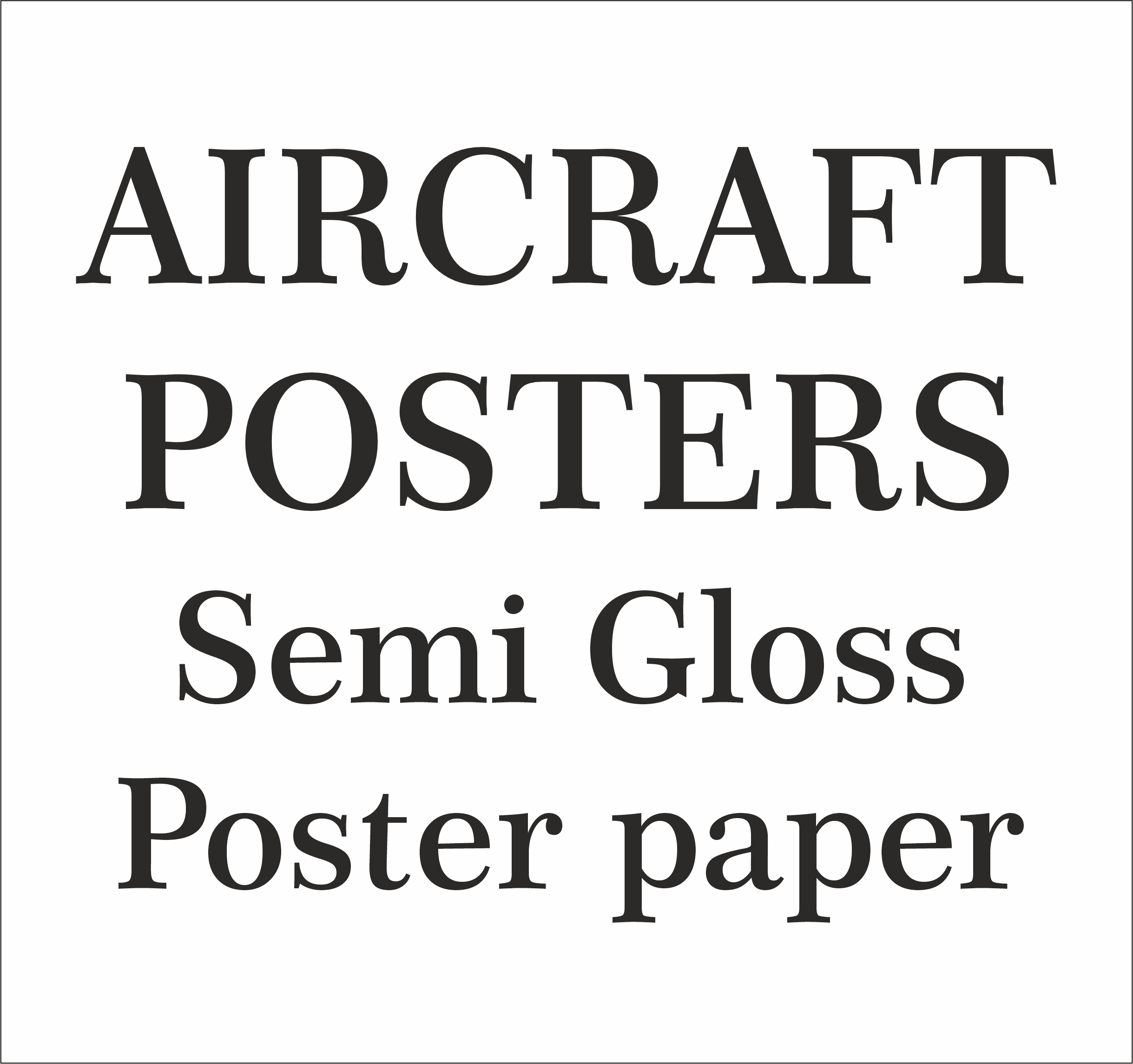 Semi-Gloss Premium Poster Paper