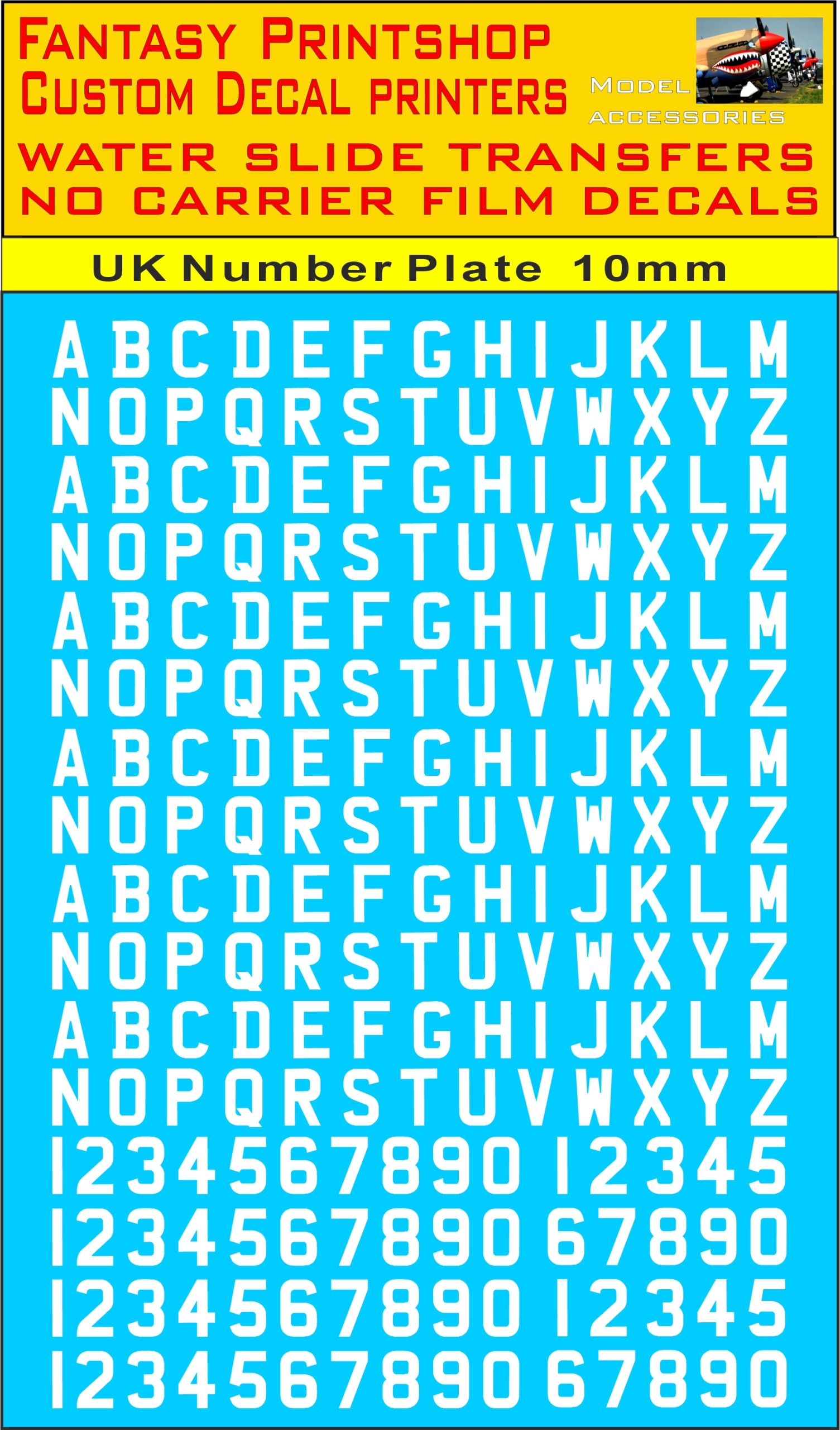 uk number plates 10mm white letters numbers water side transfers decals uk number plates 10mm white letters numbers water side transfers decals
