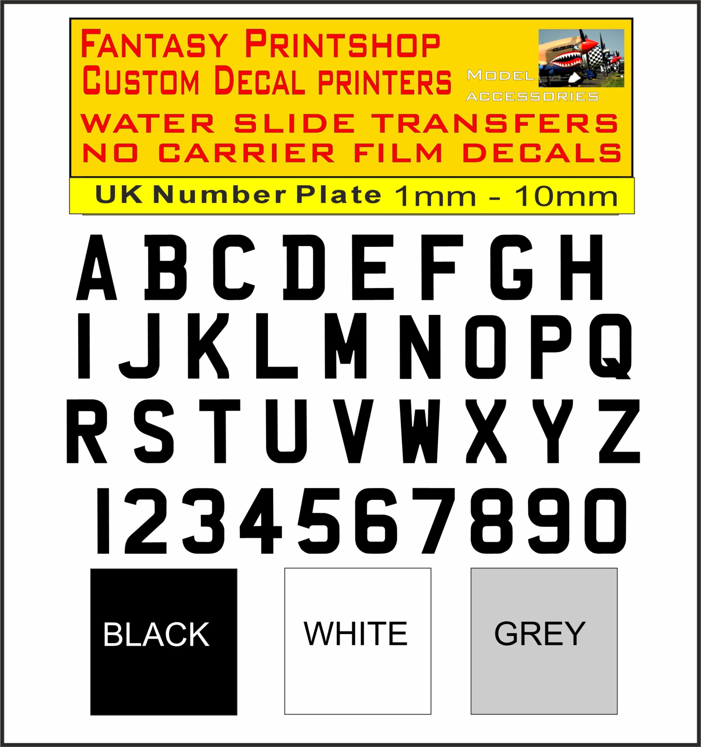 UK Registration Letters
