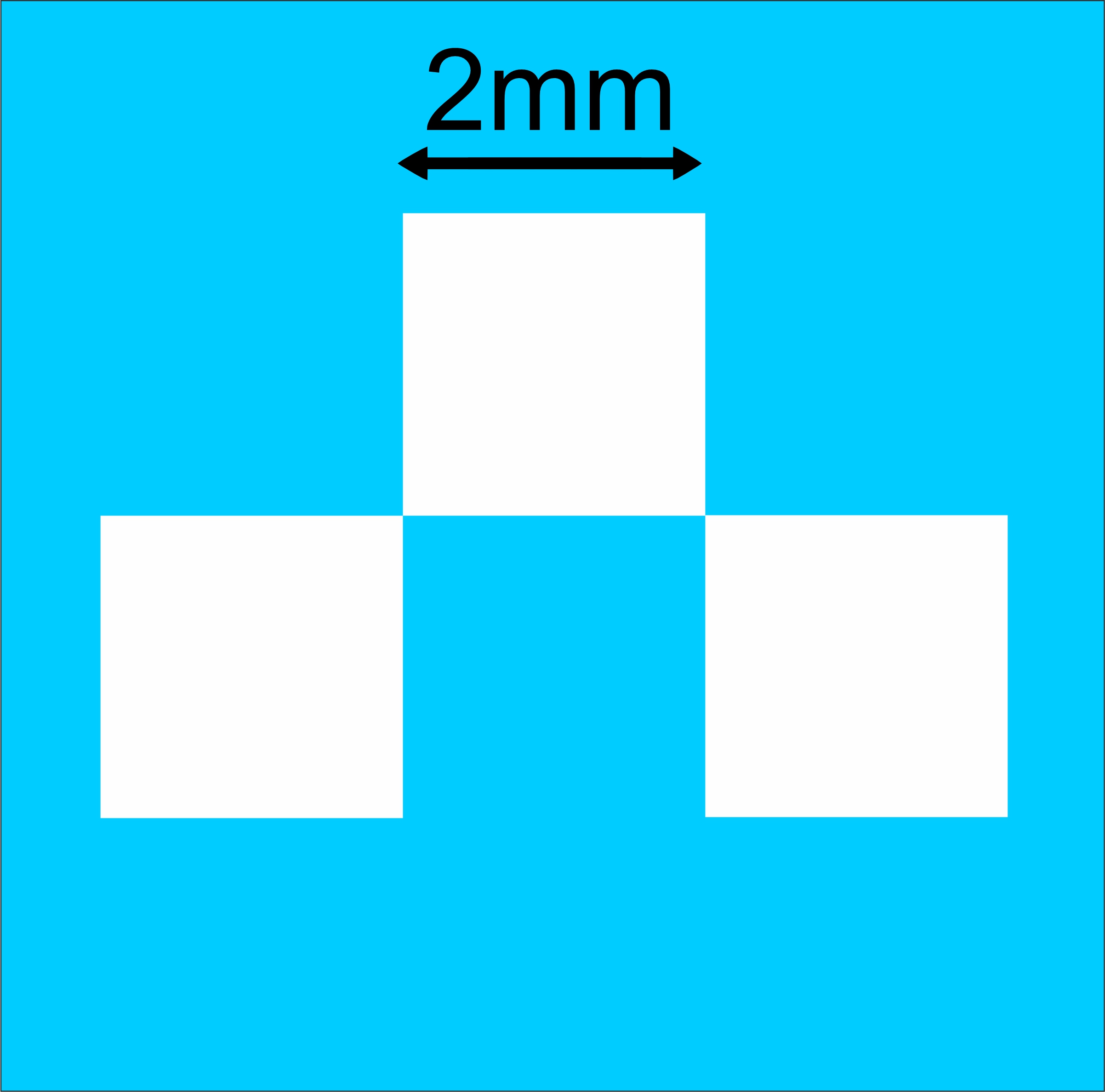 2mm checks white