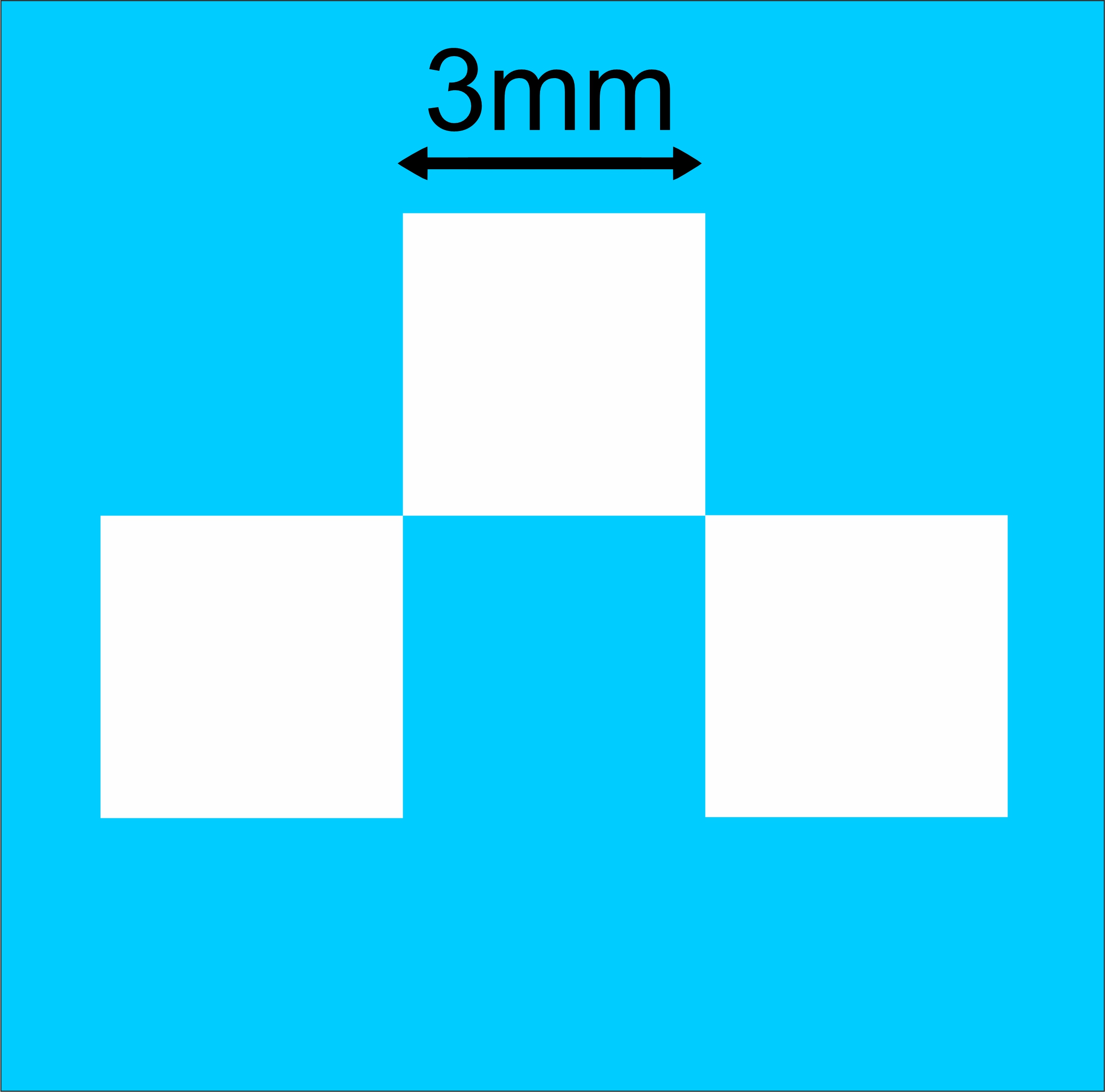 3mm checks white