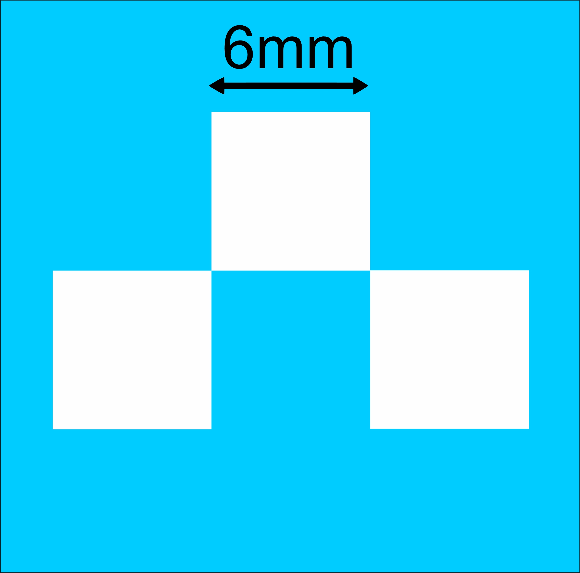6mm checks white