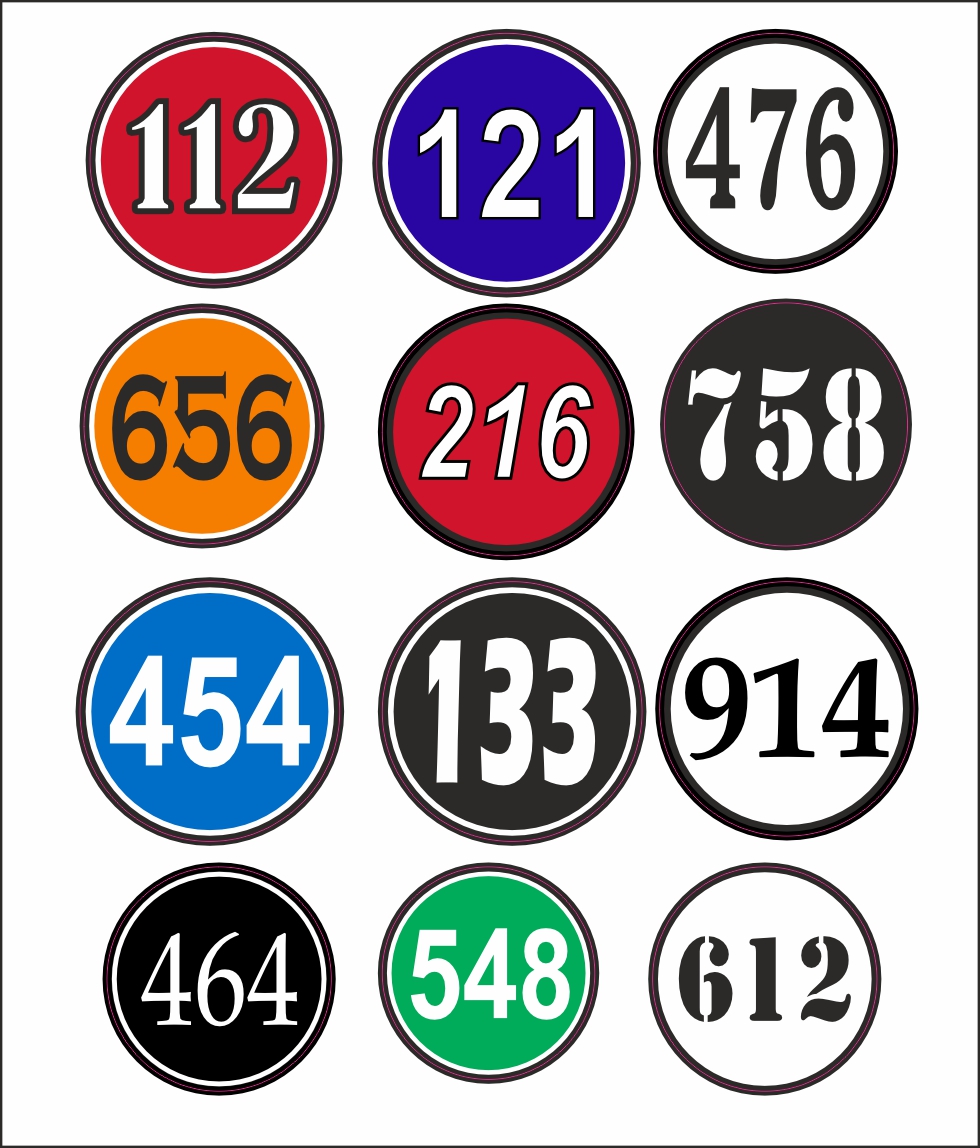 Racing Numbers