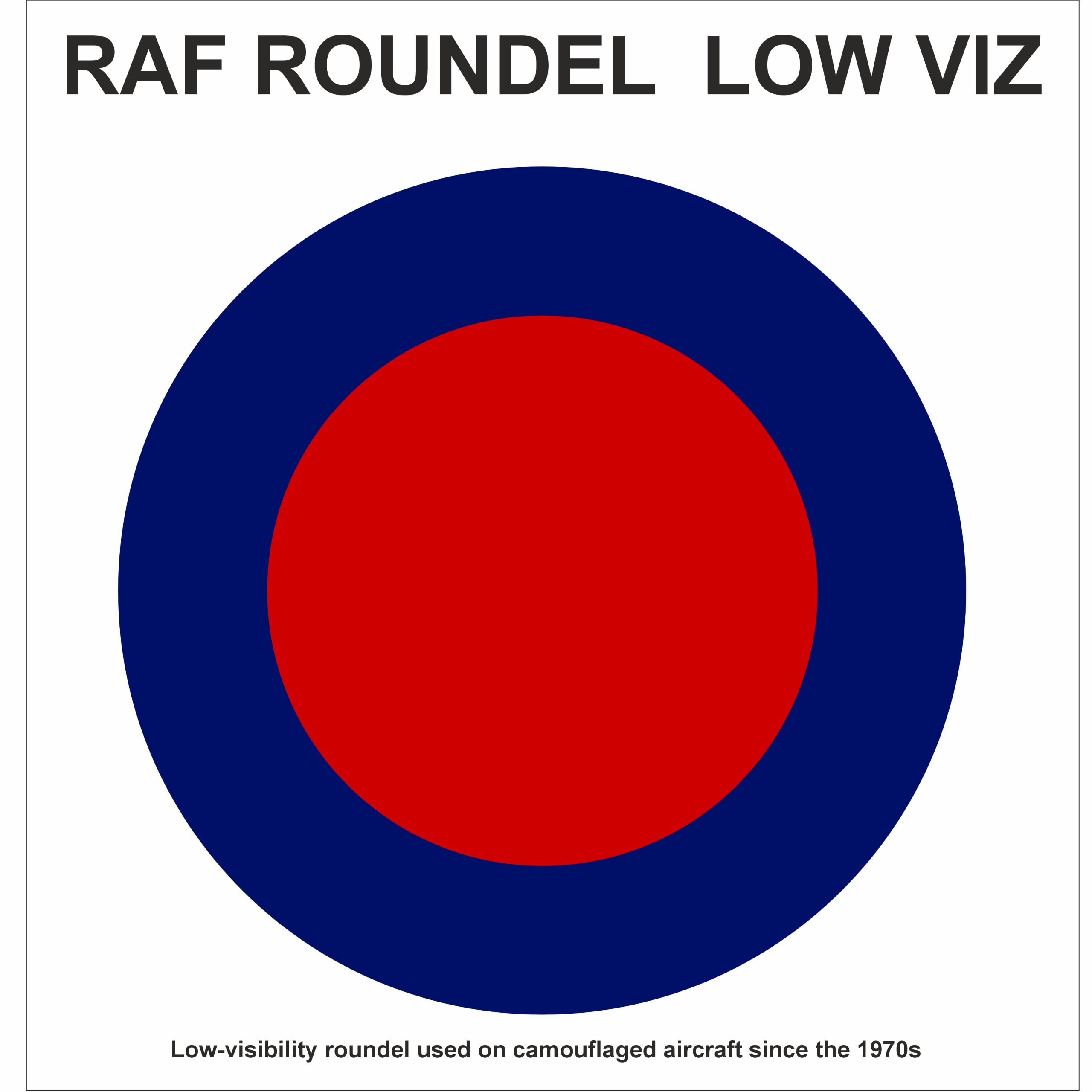 Raf roundel low viz